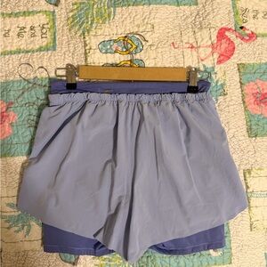 Athleta Light Blue Women's Athletic Shorts